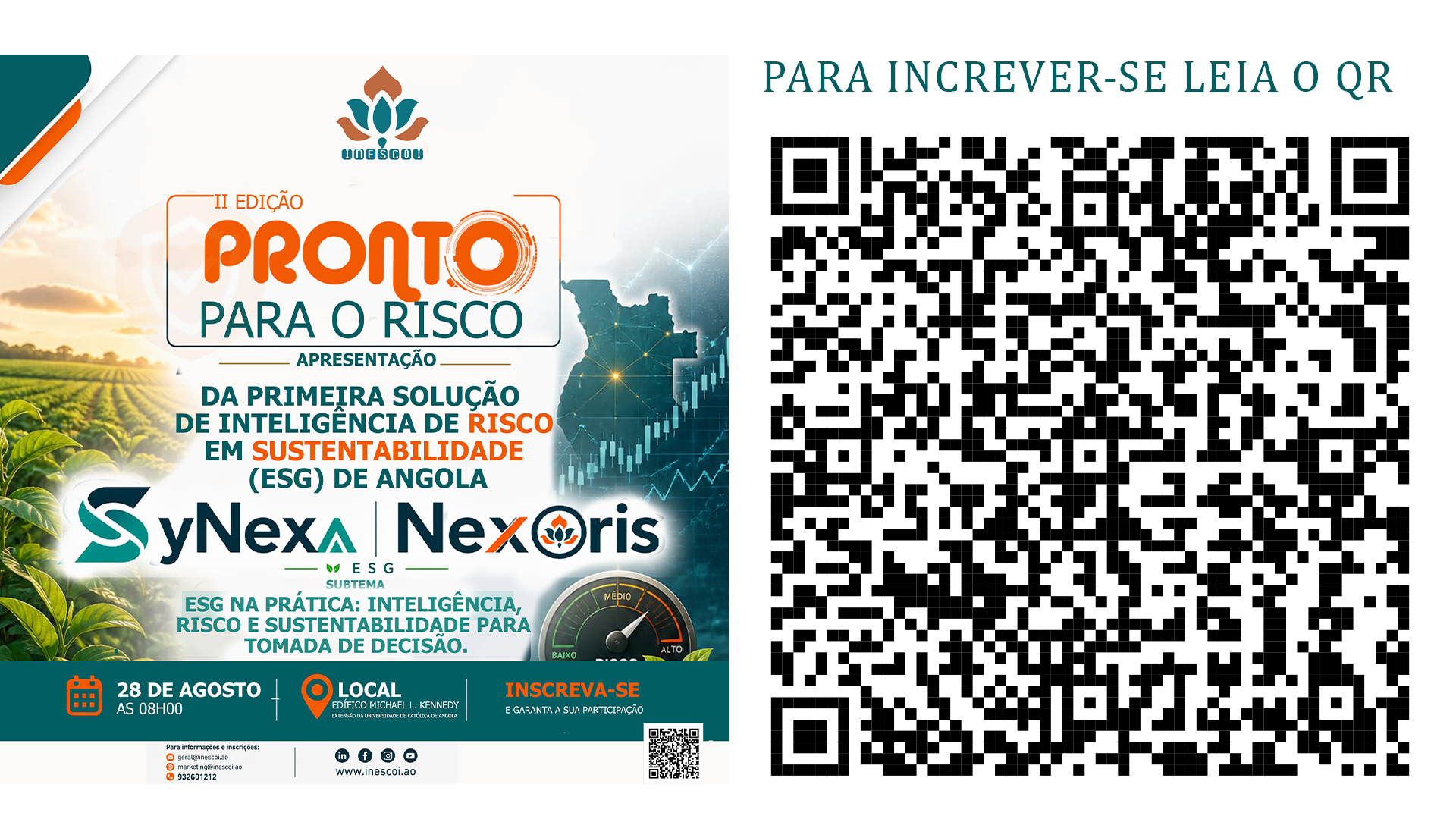 PRONTO PARA O RISCO